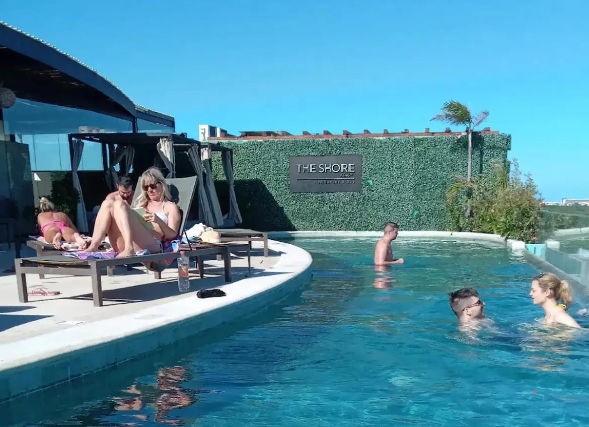 The Shore Abel 110/ Gym+Pool+Ocean View Плая-дель-Кармен
